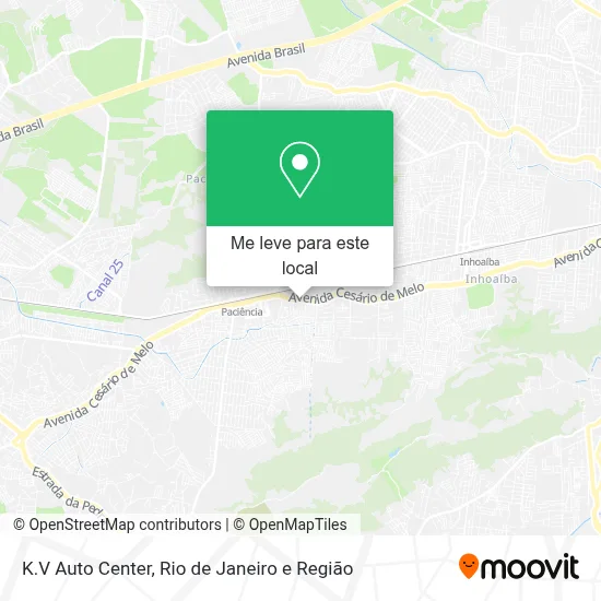 K.V Auto Center mapa