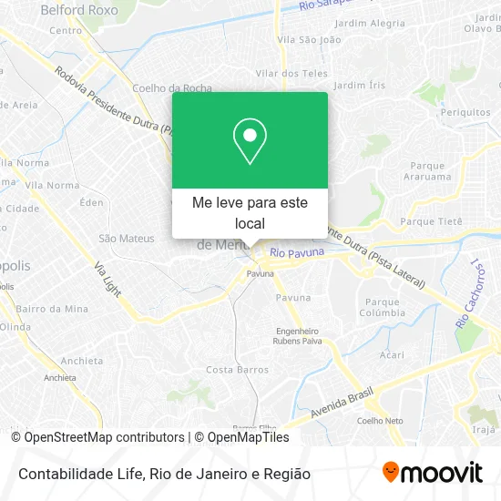 Contabilidade Life mapa
