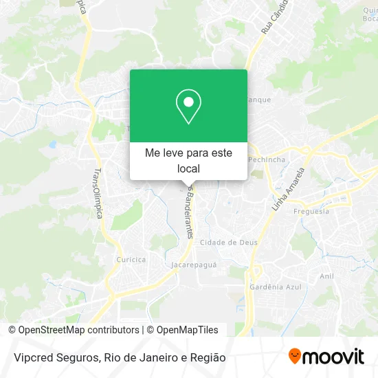 Vipcred Seguros mapa