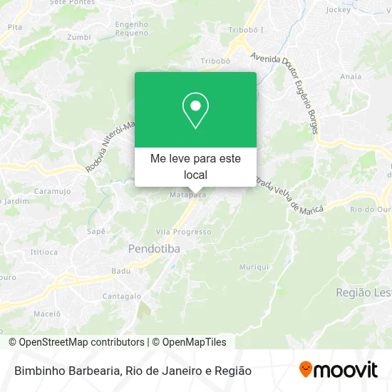 Bimbinho Barbearia mapa