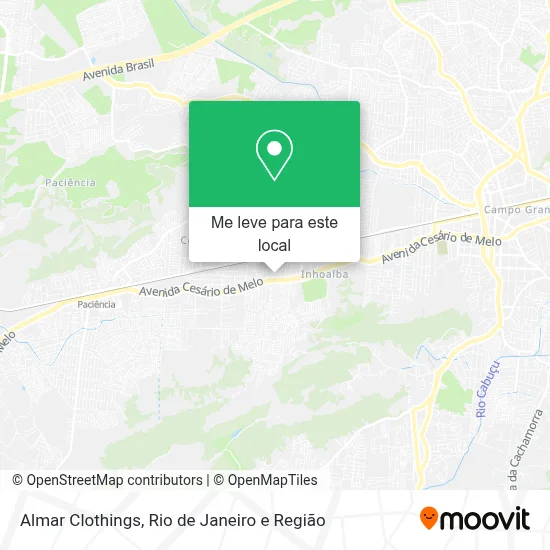Almar Clothings mapa