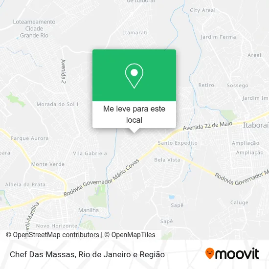 Chef Das Massas mapa