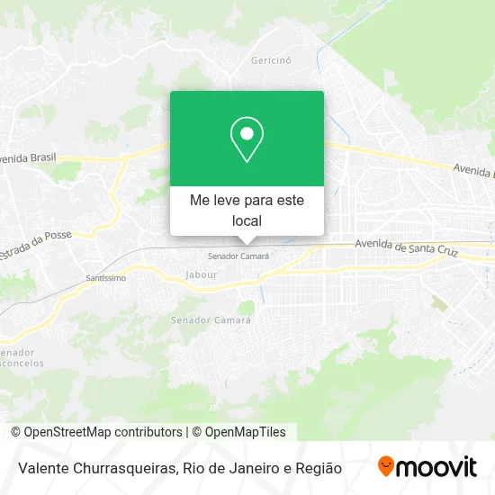 Valente Churrasqueiras mapa