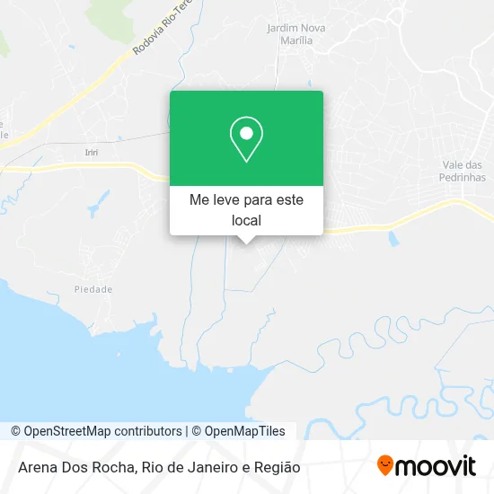 Arena Dos Rocha mapa