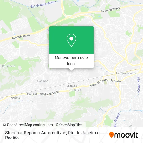 Stonecar Reparos Automotivos mapa