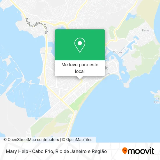 Mary Help - Cabo Frio mapa