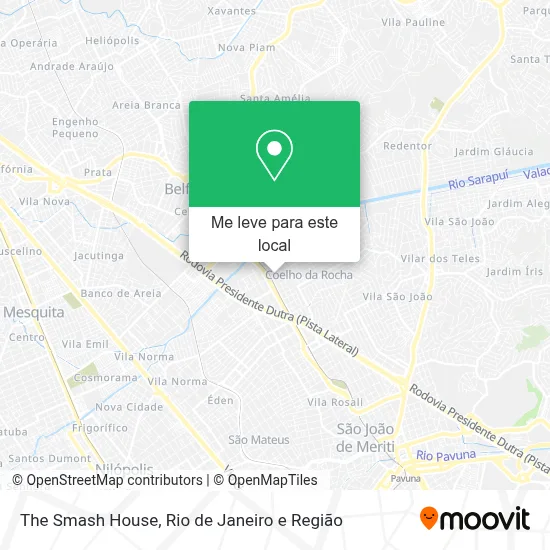 The Smash House mapa