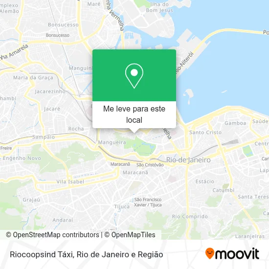Riocoopsind Táxi mapa