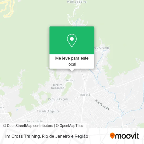 Im Cross Training mapa