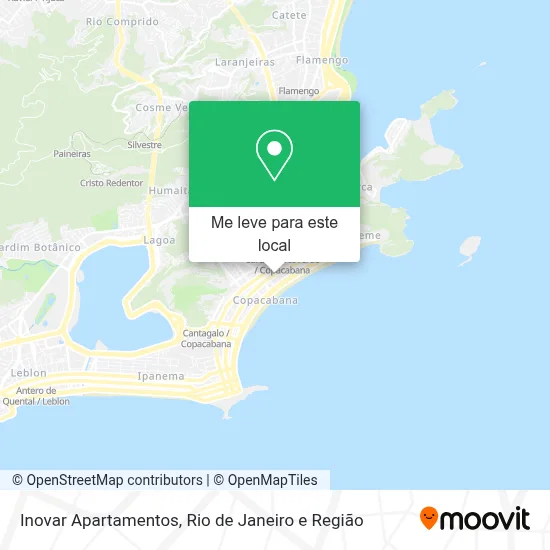 Inovar Apartamentos mapa