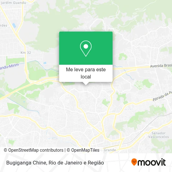 Bugiganga Chine mapa