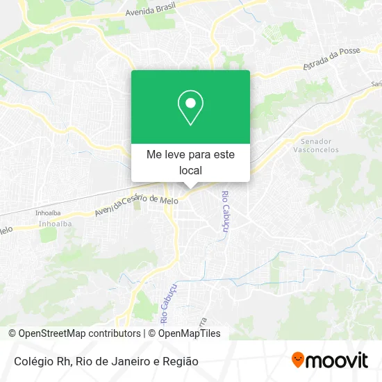 Colégio Rh mapa