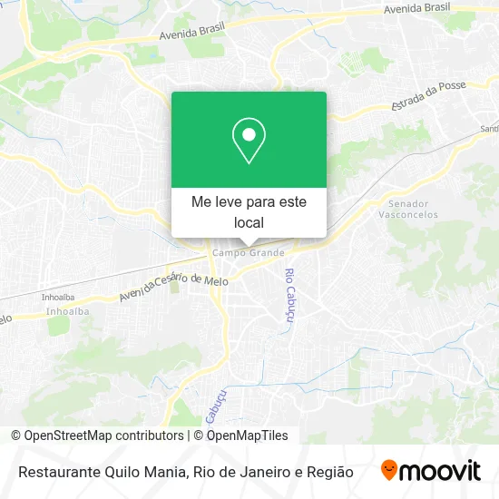 Restaurante Quilo Mania mapa