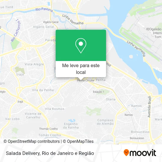Salada Delivery mapa