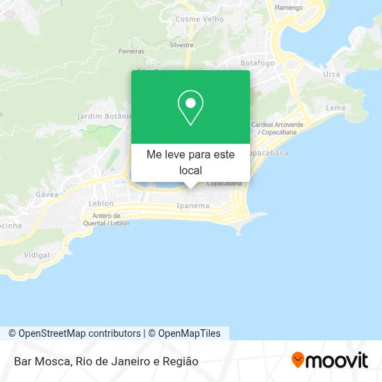 Bar Mosca mapa