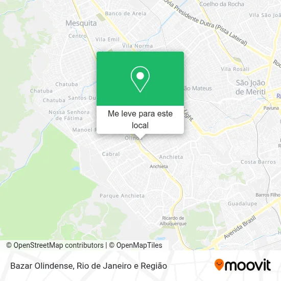 Bazar Olindense mapa