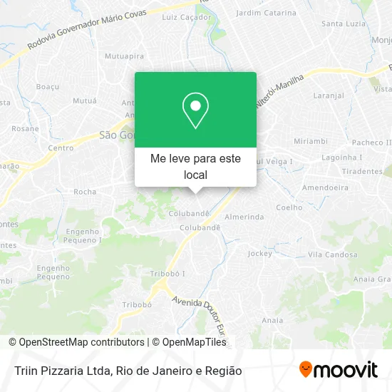 Triin Pizzaria Ltda mapa