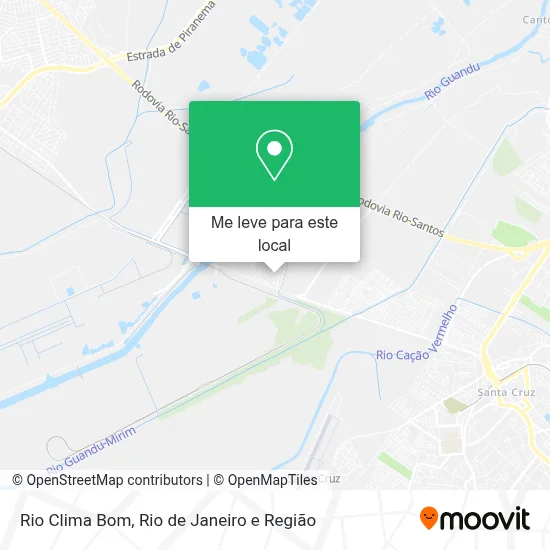 Rio Clima Bom mapa