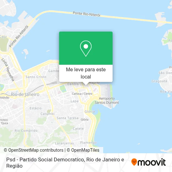 Psd - Partido Social Democratico mapa