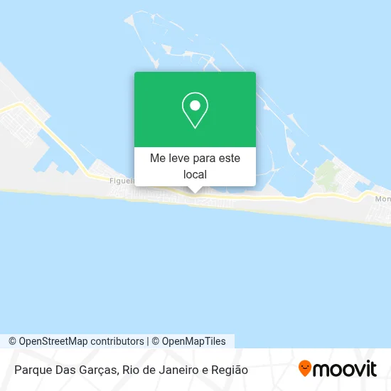 Parque Das Garças mapa