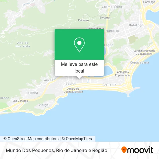 Mundo Dos Pequenos mapa