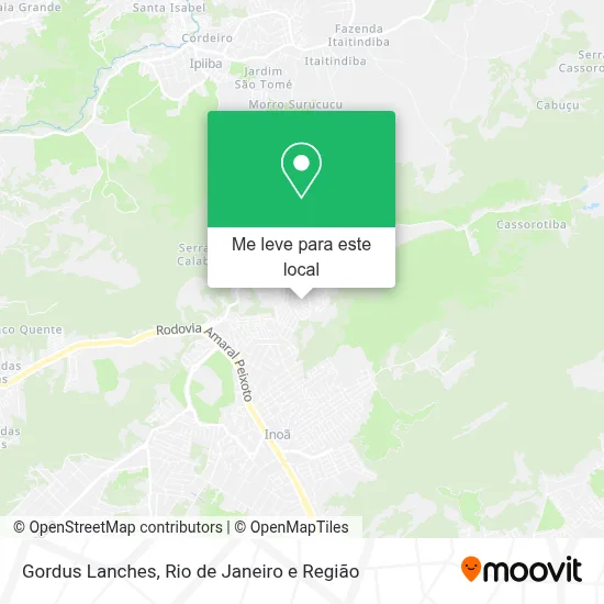 Gordus Lanches mapa