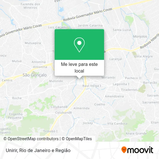 Unirir mapa