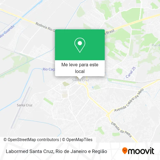 Labormed Santa Cruz mapa