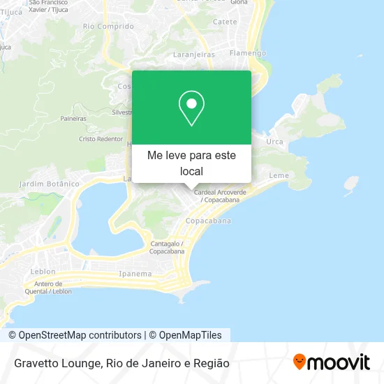 Gravetto Lounge mapa
