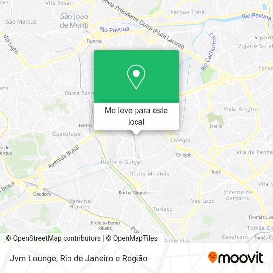 Jvm Lounge mapa