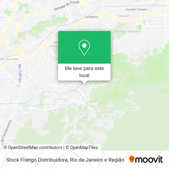 Stock Frango Distribuidora mapa