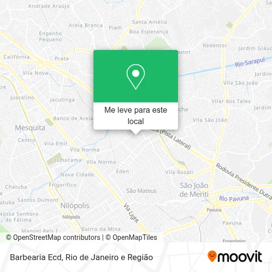Barbearia Ecd mapa