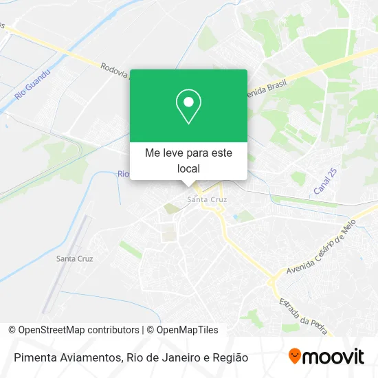 Pimenta Aviamentos mapa
