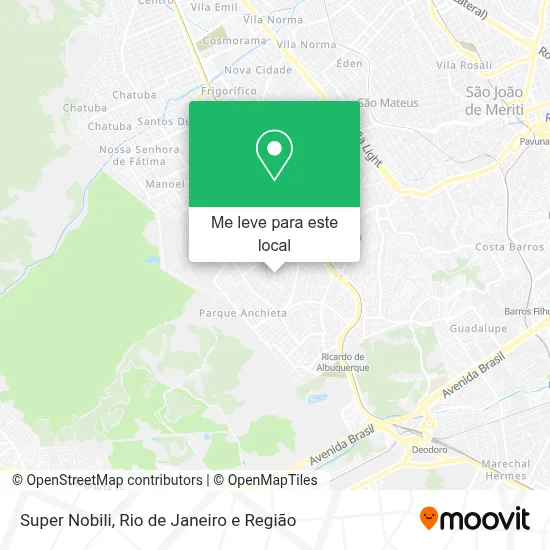 Super Nobili mapa