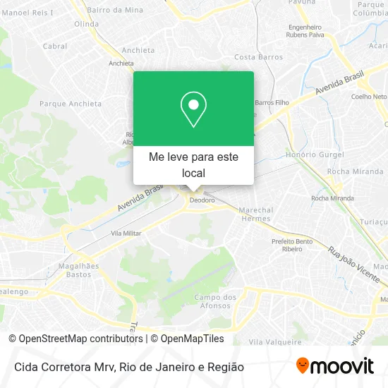 Cida Corretora Mrv mapa