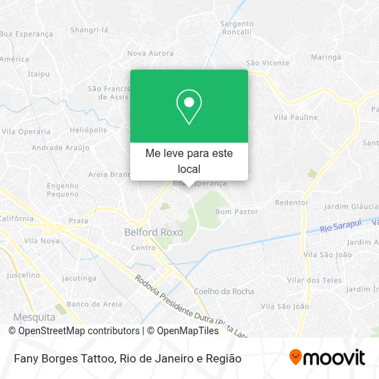 Fany Borges Tattoo mapa