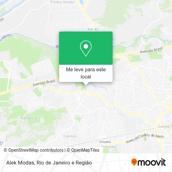 Alek Modas mapa