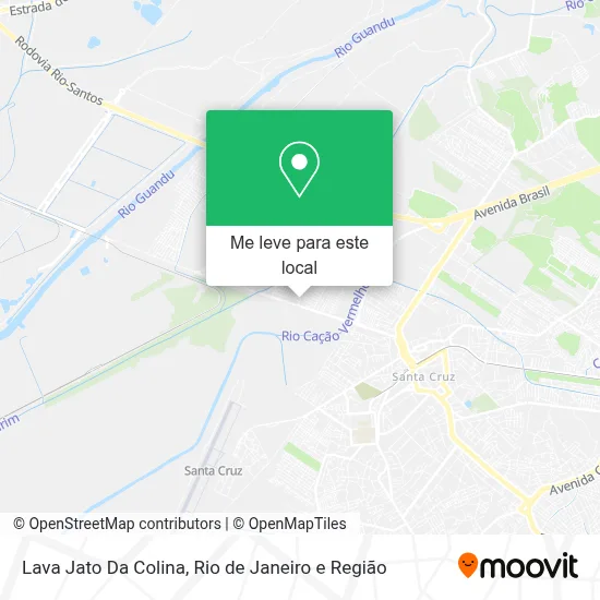 Lava Jato Da Colina mapa