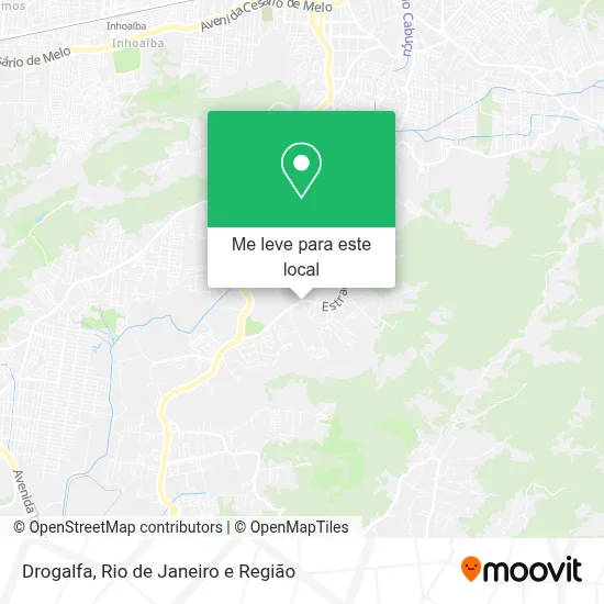 Drogalfa mapa