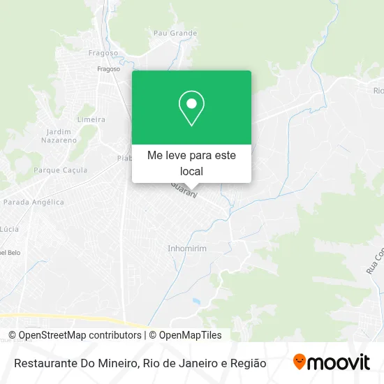 Restaurante Do Mineiro mapa