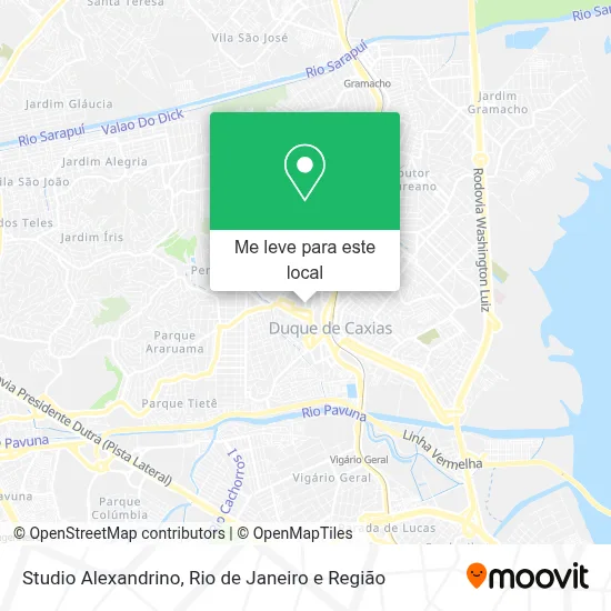 Studio Alexandrino mapa
