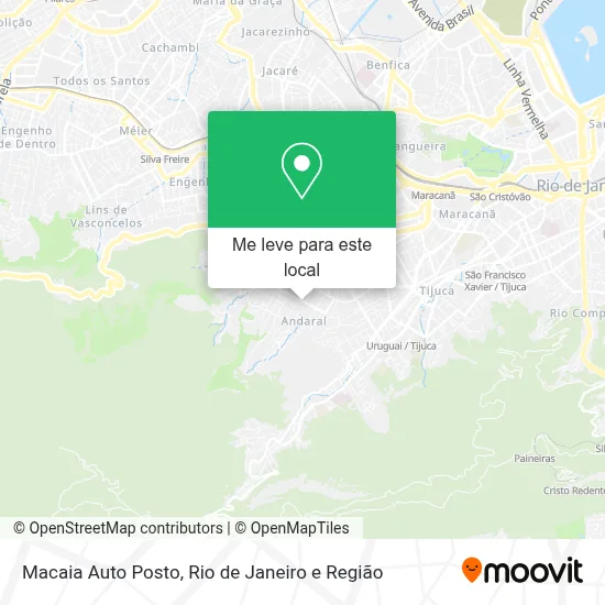 Macaia Auto Posto mapa