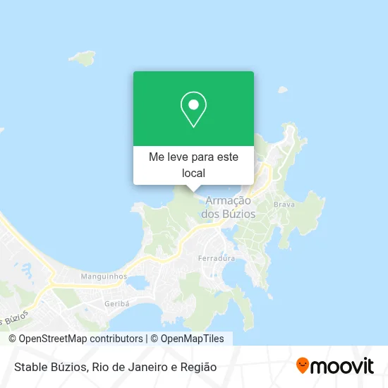 Stable Búzios mapa