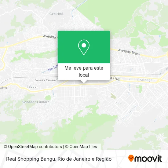 Real Shopping Bangu mapa