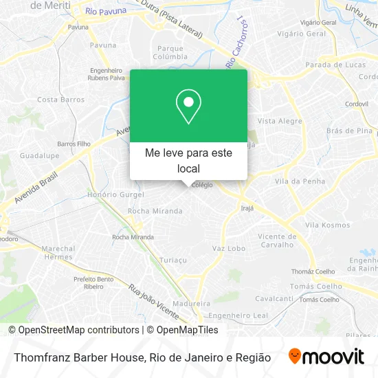 Thomfranz Barber House mapa