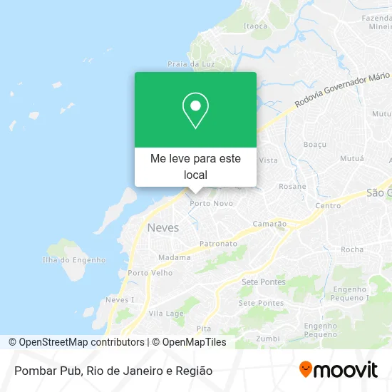 Pombar Pub mapa