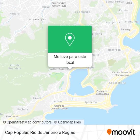 Cap Popular mapa