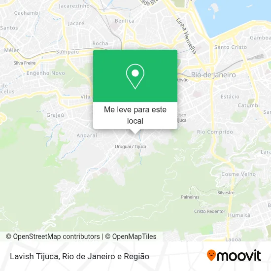 Lavish Tijuca mapa