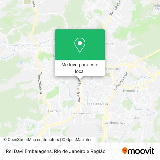 Rei Davi Embalagens mapa