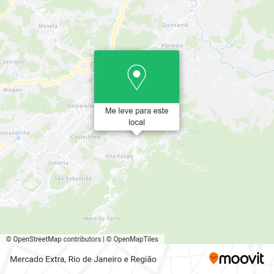 Mercado Extra mapa